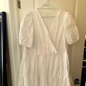H&M Large White Summer Dress
